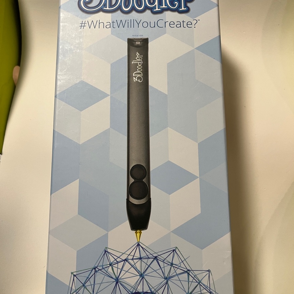 3Doodler 2.0 3D Pen - Black with Flexy packs
